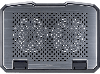 Soporte de refrigeración - Hama 00126807, Soporte, 25 db(A), Ajustable en altura, Antideslizante, Conector USB Tipo A, Negro
