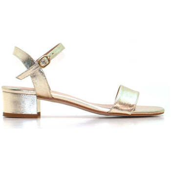 Narf Sandalias elle metalizado platino para mujer