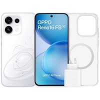 oppo reno16 fs 5g 8gb 512gb 657 blanco incluye funda y cargador 45w