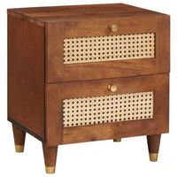 juego de mesitas de noche - mesillas de noche con cajon 40 x 335 x 46 cm mc7055