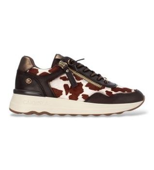 Carmela para mujer. 16436002-MARRON Zapatillas de Piel 164360 marrón (41), 3 a 5cm, Cordones, Casual