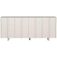 aparador de 4 puertas de madera l200cm - gris claro