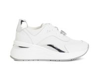 cordones oxford en tela y piel con accesorios para quitar y poner white 37