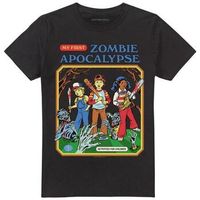steven rhodes camiseta my first zombie apocalypse para hombre