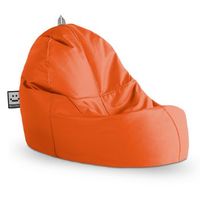 puff lounge polipiel indoor naranja happers