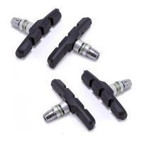 alhonga juego de 4 zapatas de freno v-brake color negro  alhonga   de ciclismo para bicicleta