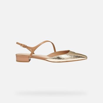 GEOX Giselda15 Mujer Dorado Claro/beige