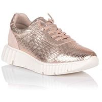 renature zapatillas deportivo con cuna de piel - cerezo 01 para mujer