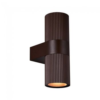 Aplique de pared de exterior kyklop ripple (2 luces)
