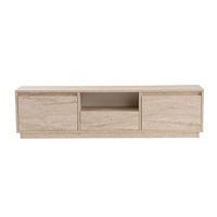 soporte de tv de madera vanguard - 160 x 29 x 42 cm - travertino