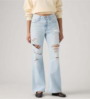 levis para mujer 005do-0009 jeans loose boot azul claro 2731 casual algodon denim