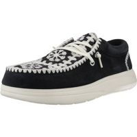 heydude zapatillas wendy comf suede crochet para mujer
