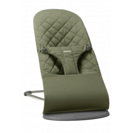 Hamaca Bliss BabyBjörn Material: Tejido Woven / Acolchado Clásico, Color: Verde Oscuro