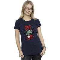disney camiseta the aristocats love peace joy para mujer