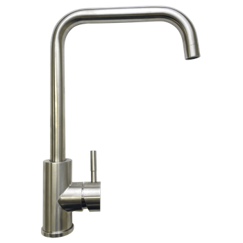 Grifo Monomando Sobremesa De Acero Inoxidable