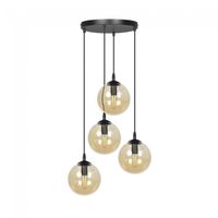 lampara colgante sagan ambar 4 luces