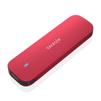 caja externa aisens m2 ngff asm2-027red nvme a usb32 gen2 rojo