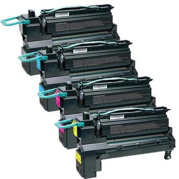 Compatible Multipack Lexmark C792de Printer Toner Cartridges (4 Pack) -C792X1KG