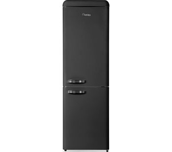 SWAN SR11020BN 70/30 Fridge Freezer - Black, Black