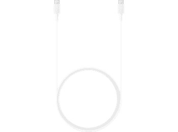 Cable USB-C - Samsung EP-DX510JWEGEU, Macho-Macho, 1.8m, 65W, Blanco