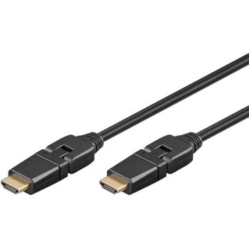 Cable HDMI Goobay 61289 3 m Negro 18 Gbit/s 4K 60 Hz