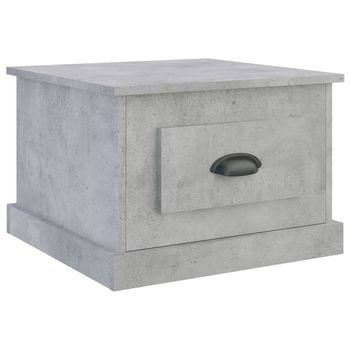 Mesa De Centro 50x50x35 Cm Madera - Gris
