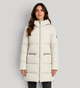 ECOALF para mujer. MCWGAJKMARAN0987W26-021 Chaqueta Marangu blanco (L), Casual, Poliéster Reciclado