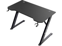mesa gaming - newskill belenor soporta hasta 200 kg forma z reforzada portavasos cajon cables negro