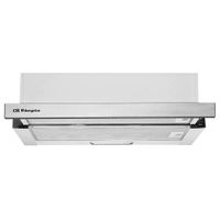 orbegozo tl 07160 in campana extractora telescopica 60 cm inox r clase energetica b motor 65w extraccion 3321 mh 2 niveles de potencia luz led 2w y 2 filtros de aluminio desmontables