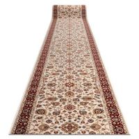 tapete nain ornamento flores 6999 51063 beige  burdeos 80cm 80x250 cm