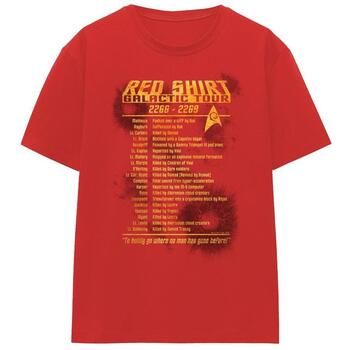 Star Trek Camiseta Red Shirt Tour para mujer