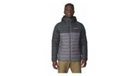chaqueta con capucha columbia powder lite ii gris
