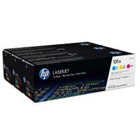 hp 131a cyanmagentayellow original toner cartridges - 3 pack u0sl1am