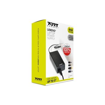 Cargador portátil Port Designs 900093-LE 90 W 19,5 V ABS cable 1,8 m