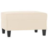 reposapies tela de microfibra beige 70x55x41 cm vidaxl