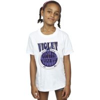 willy wonka camiseta violet turning violet para nina