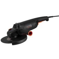 dnipro-m amoladora angular 2600w 230mm 6500 rpm soft start proteccion reinicio rosca m14 metal hormigon y piedra  gl-280