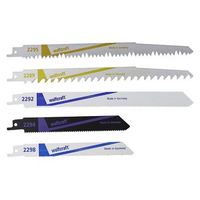 hoja sierra sable surtida blister 5 130 mm - wolfcraft - 3599000
