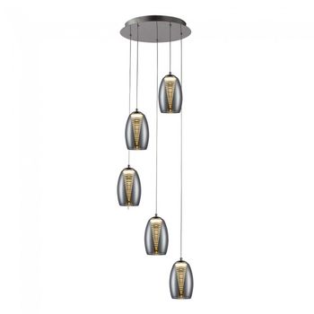 Lámpara colgante led nebula (5 luces)