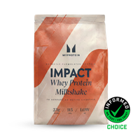 impact whey protein - 465g - 15raciones - unflavoured milkshake