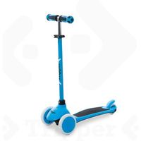 patinete tripper 2 ruedas delanteras azul