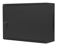 bastidor de pared lanberg waf1-5203-04-00b 4u 60kg ip20 negro rieles montaje con cierre