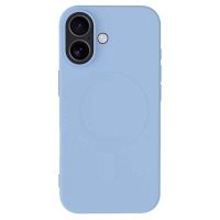 funda para movil bigben connected silicona mate azul celeste magsafe para iphone 17