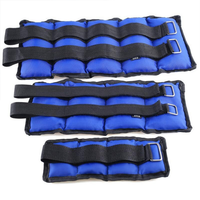 pesas para tobillos y munecas par de 2 piezas con relleno de arena y cierre ajustable lastres para caminar pilates fitness tonificacion y entrenamiento en casa disponibles en azul gris o negro