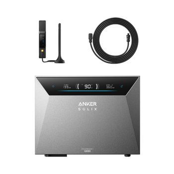 Kit Anker Solix Solarbank 4 E5000 Pro Con Adaptador Wieland Y Smart Meter Gen 2, Almacenamiento Doméstico 5kwh
