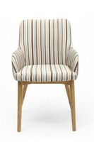 ludlow duck egg blue stripe fabric dining chairs