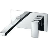 grifo lavabo empotrado monomando tilso cromado