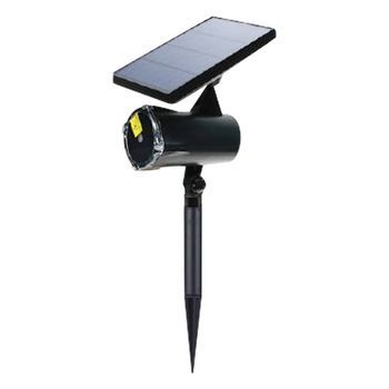 Láser De Exterior Alimentado Por Energía Solar Con Movimiento De Puntos Rojos Y Verdes + Transformador