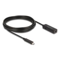 cable de extension usb-c delock 80028 5 m usb 32 gen 2 10 gbits negro