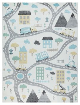 Alfombra infantil Ninique beige 133x190 cm